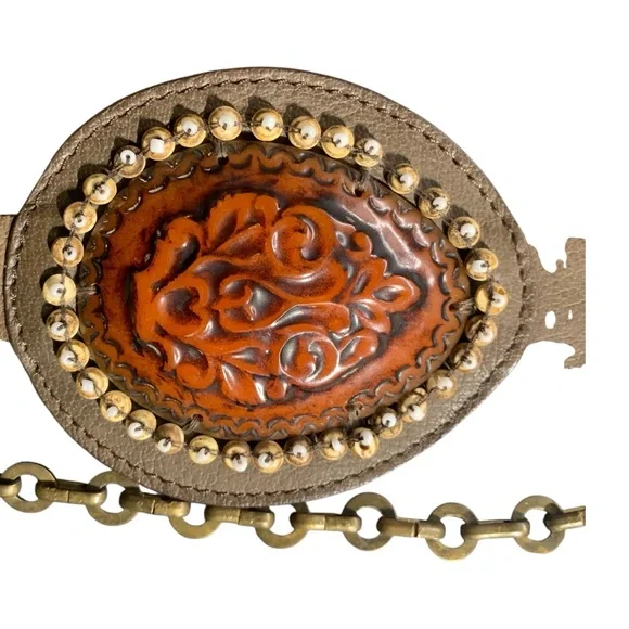 CHICO'S Boho Statement Belt – Size M/L - Picture 5 of 8